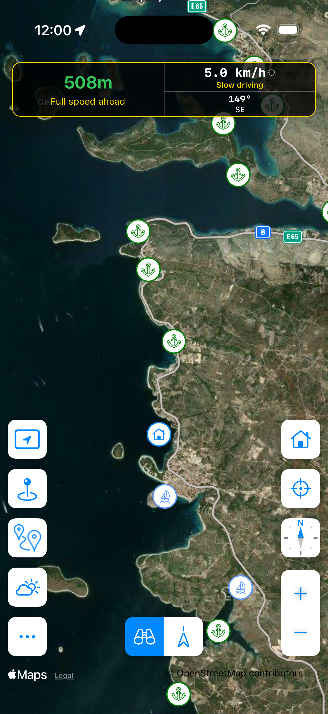 Sailor Map View